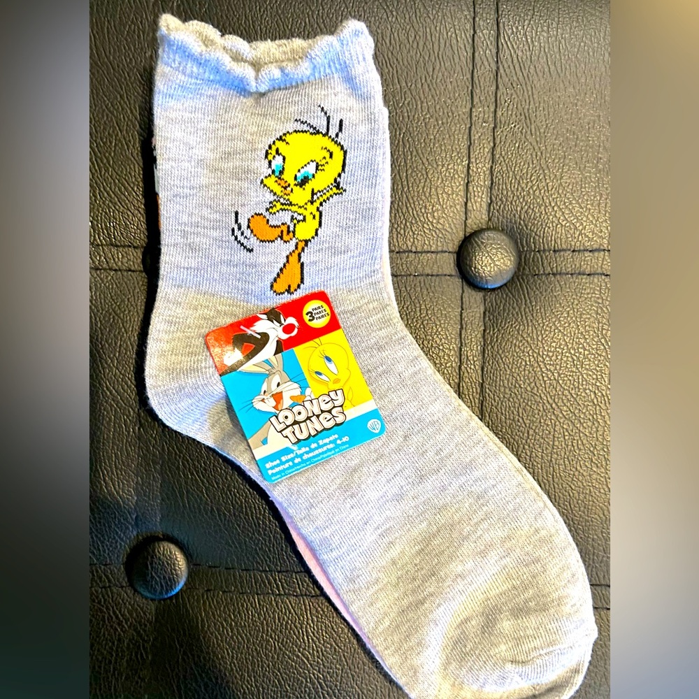 Original Looney Tunes Novelty Socks (3 pairs)
